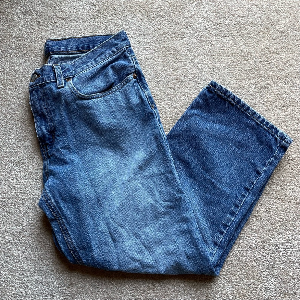 Vintage Polo Jeans Company Ralph Lauren Cropped Saturday Jean